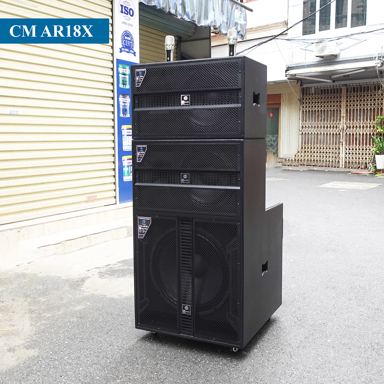 Loa kéo công suất lớn CM AR18X - Siêu Phẩm 3 Bass, Vỉ Số DSP Chỉnh Sâu, Chất Âm Đỉnh Cao